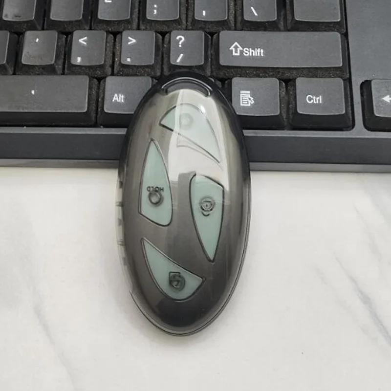 Transparentes Schwarz für Hyundai Tucson 2025 Santa Fe MX5 Kona StubHub 2024 Ioniq 5 6 7 Grand Prix GN7 Fernbedienung Autoschlüsseletui