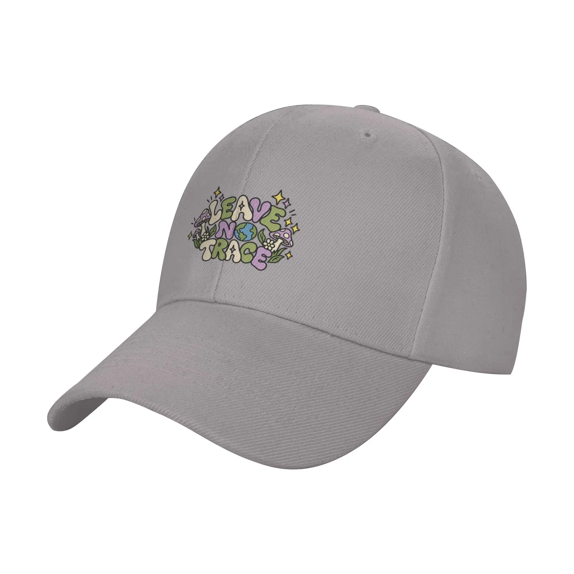 Hot Sale Leave No Trace Purple Mushroom Baseball Cap  Breathable Fabric Mesh Cap  City Wandering Mesh Cap
