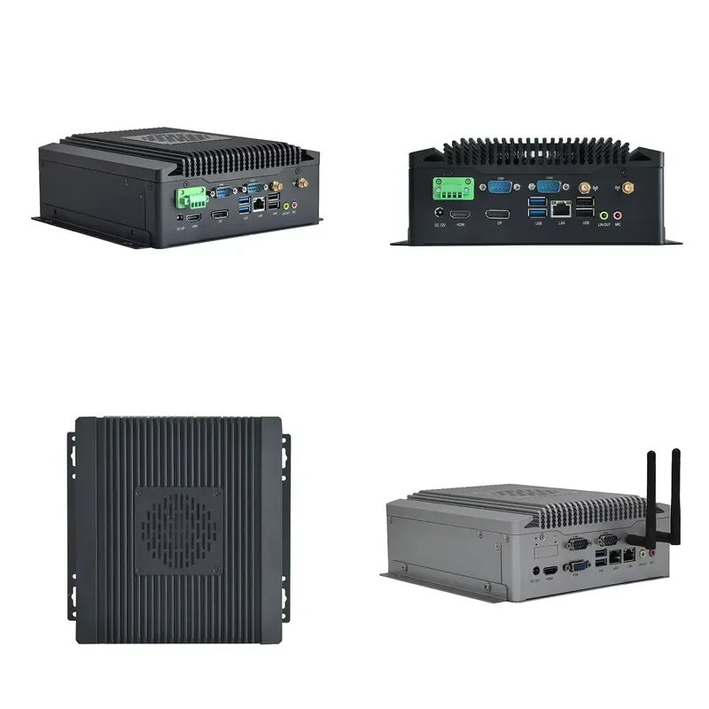 2026 ELSKY Tiger Lake 11th Barebone Desktop Computers Applied to Industry 4.0 and Transportation IPC6901 Chassis with Fan