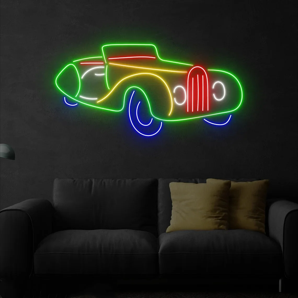 

Car Neon Sign Car Store Wall Decor Neon Sign Car Garage Carpark Wall Art Neon Sign Car Showroom Neon Led Light