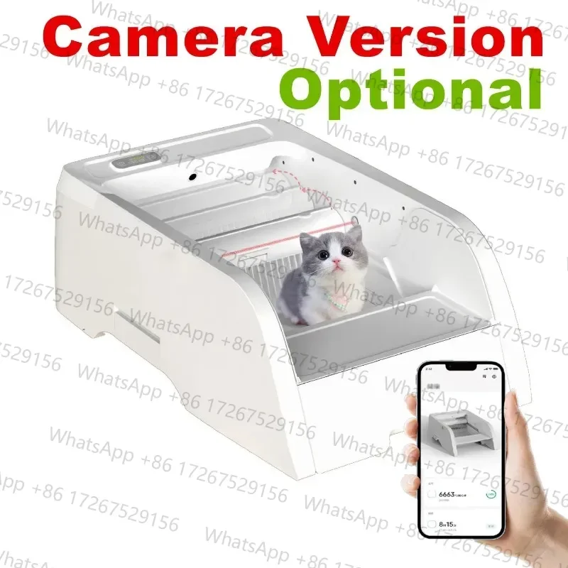 Applicable toSelf-cleaning Cat Litter Box Electric Automatic Cat Tray Open Ended Infrared Sensor Multiple Cat Suitable for Large