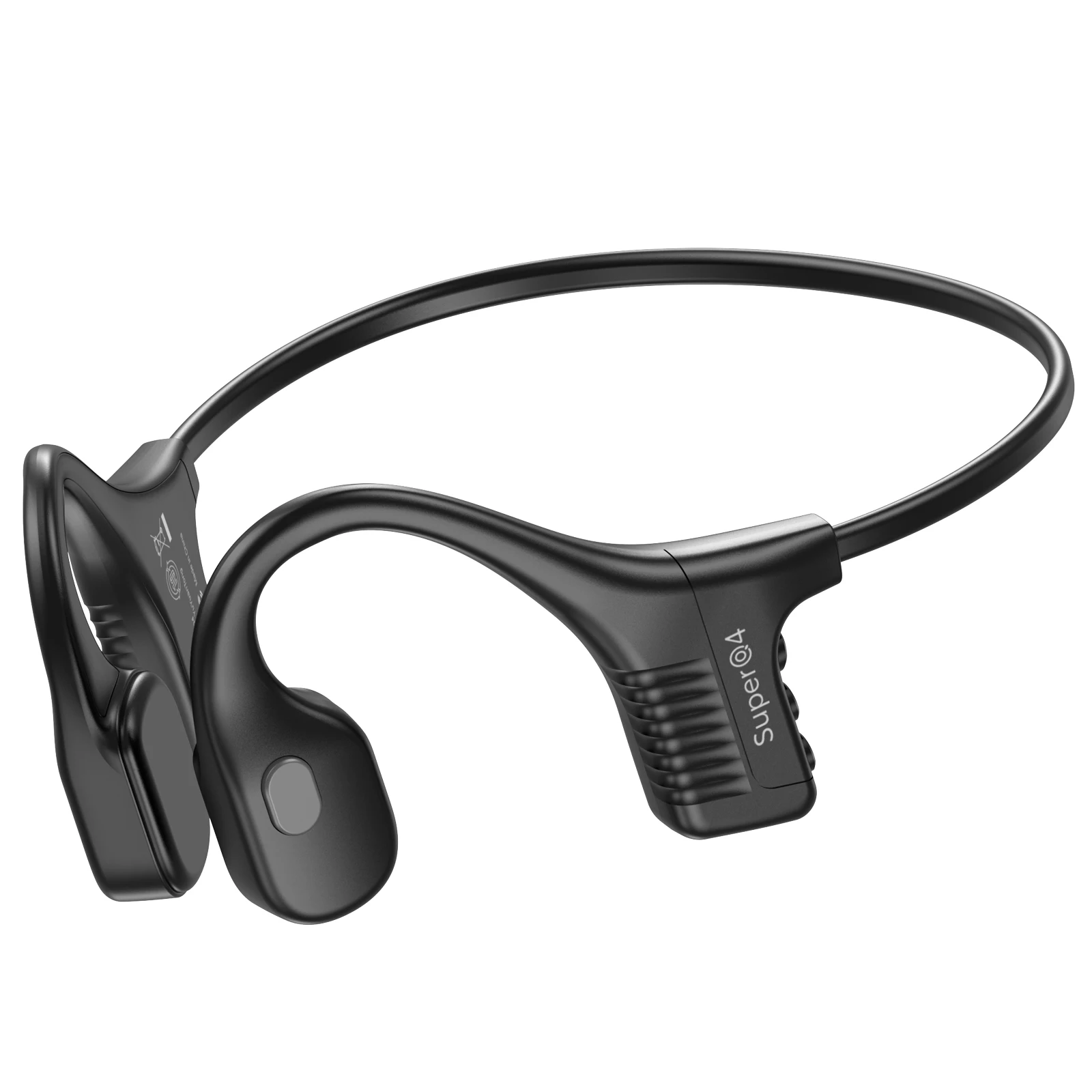 

SuperQ4 Bone Conduction Earphone Wireless Bluetooth Sport Neckband Headphone With BT 32gb IPX68 Waterproof for Workouts Running
