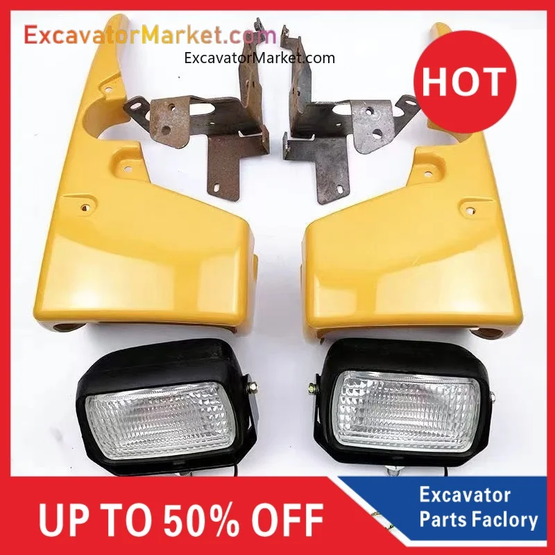 For Caterpillar Cat Ceiling Light 320c/320d/329d Cab Lampshade Work Light Bracket Excavator Accessories High Quality