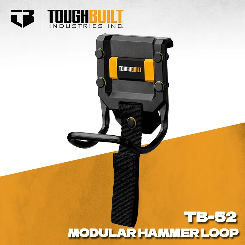 TOUGHBUILT TB-52 Modular Hammer Loop Portable Hammer Hanger Home Hammer Belt Buckle Toughbuilt Hand Tool Loop