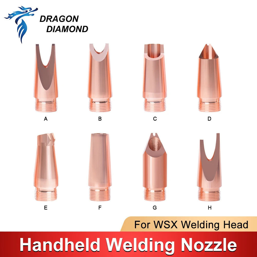 

WSX Laser Welding Nozzle M11 H32mm Thread With Wire Feed Handheld Cutting Nozzle For Handheld Welding Machine
