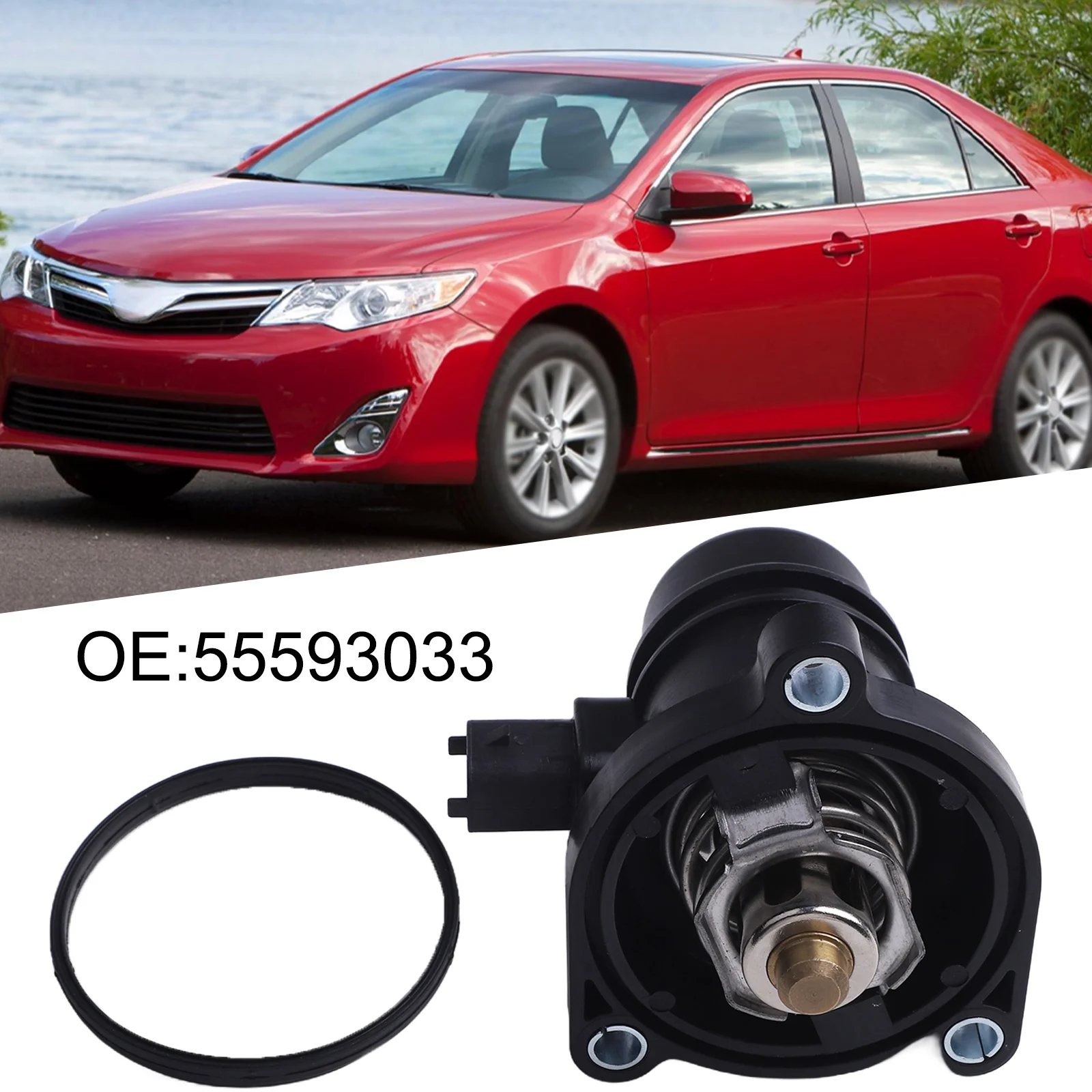 

Compatible With Adam Thermostat Housing Designed For Vauxhall Easy Installation For DIY Fit For Corsa D Vehicle Maintenance