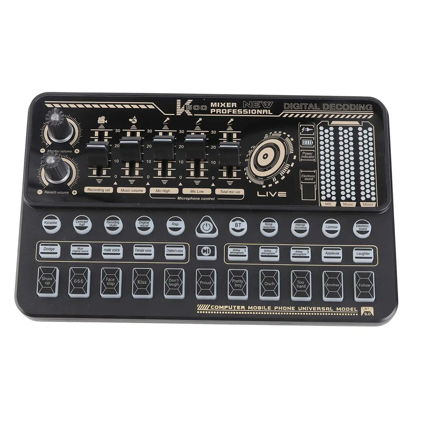 بطاقة صوت للبث المباشر للكمبيوتر والهاتف المحمول للغناء عبر الإنترنت وبث الفيديو المباشر وبطاقة الصوت للبث #5