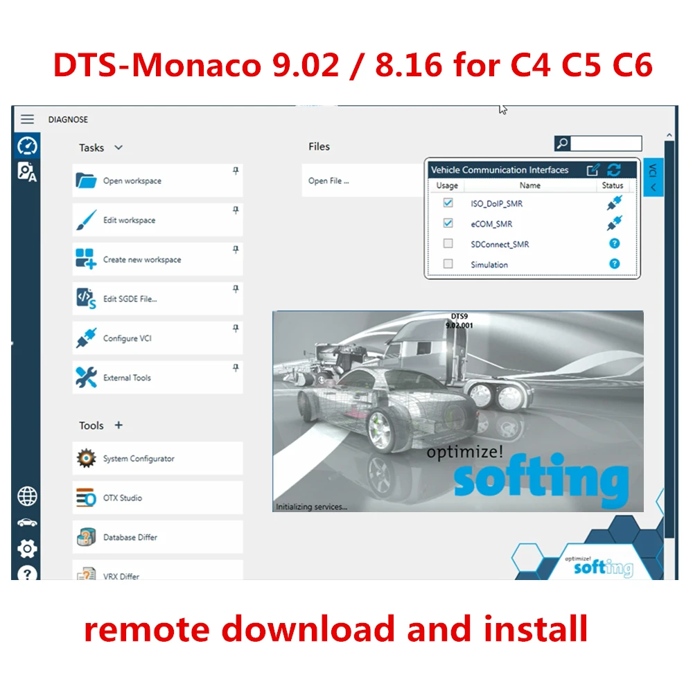 2024 NEW! DTS Monaco V9.02 / DTS V8.16 for MB Star C4 C5 C6 multiplexer VCI for openport Free Online Installation and Activation