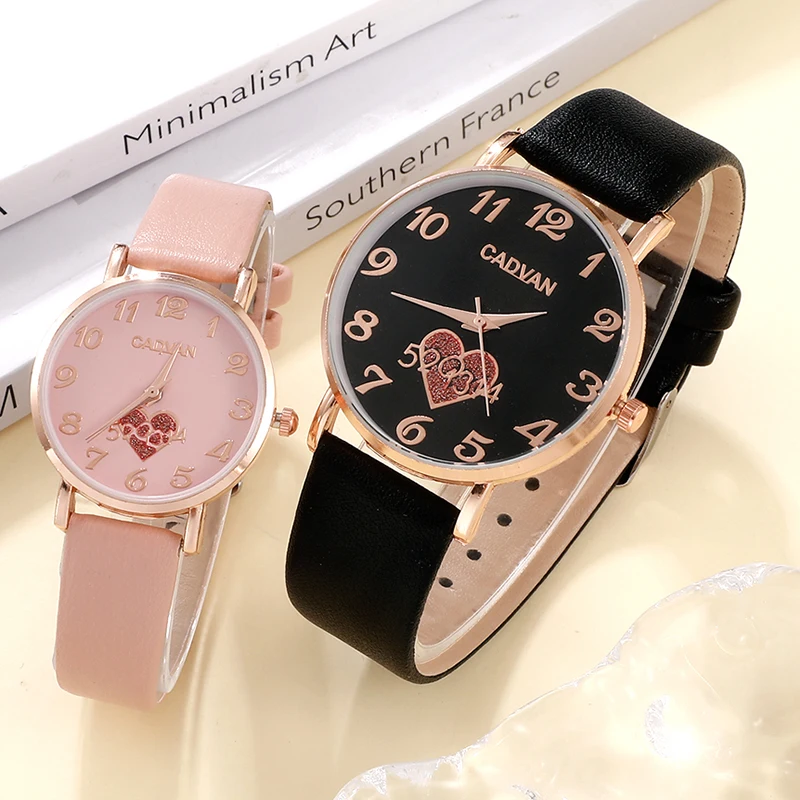 Top Luxury Brand Couple Watch For Women Men Clock Male Calendar Love Dial Quartz Wrist Watches Leather Ladies Man Watch