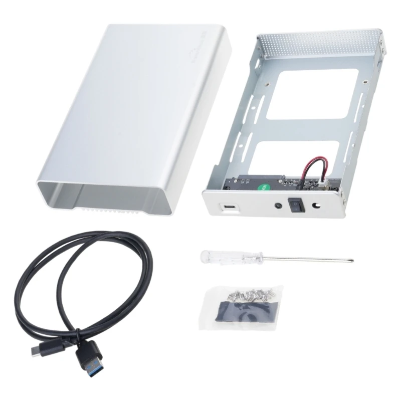 R6FF Blueendless 3.5in Hard Disk Box Desktop USB3.0 Type C HDD Enclosure 8TB for C