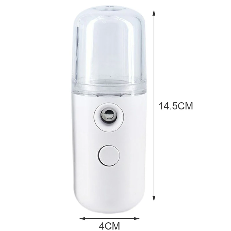 Hot Sale 30ml Wireless Mini Humidifier Rechargeable Cool Mist Sprayer for Car Home Office Personal Use