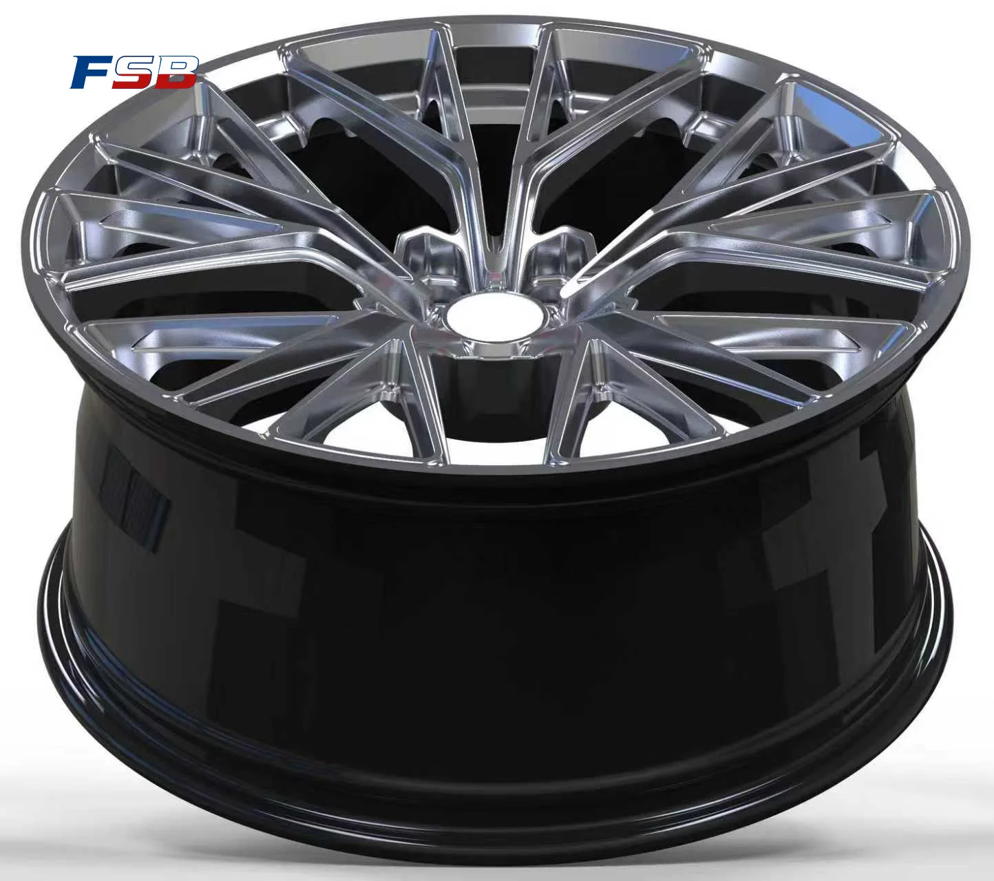 18-22 Inch Black Custom Forged Aluminum Wheel Rims High Strength Lightweight Universal All Vehicle Modification Parts