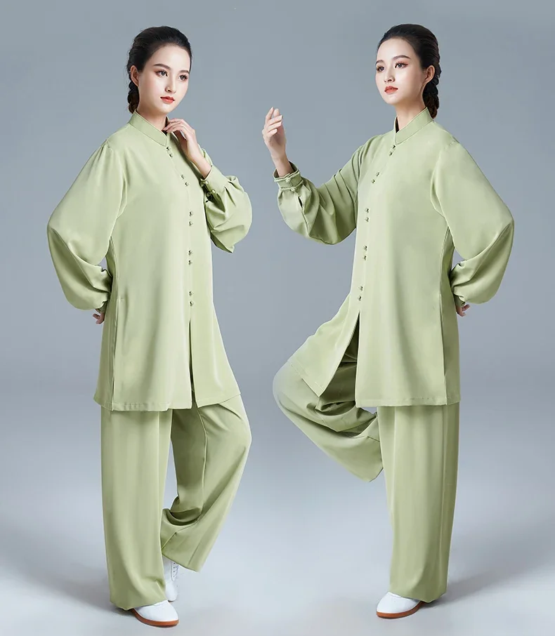 Summer Tai Chi Clothes Wrinkle Free Wushu Clothing Kung Fu Dress Martial Art Uniform Breathable 2022 New Style Women And Men