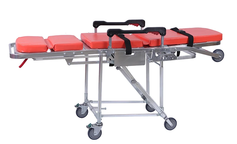 High Capacity 160kg Ambulance Stretcher Lightweight Aluminium Alloy Hot Selling Ambulance Stretcher Models