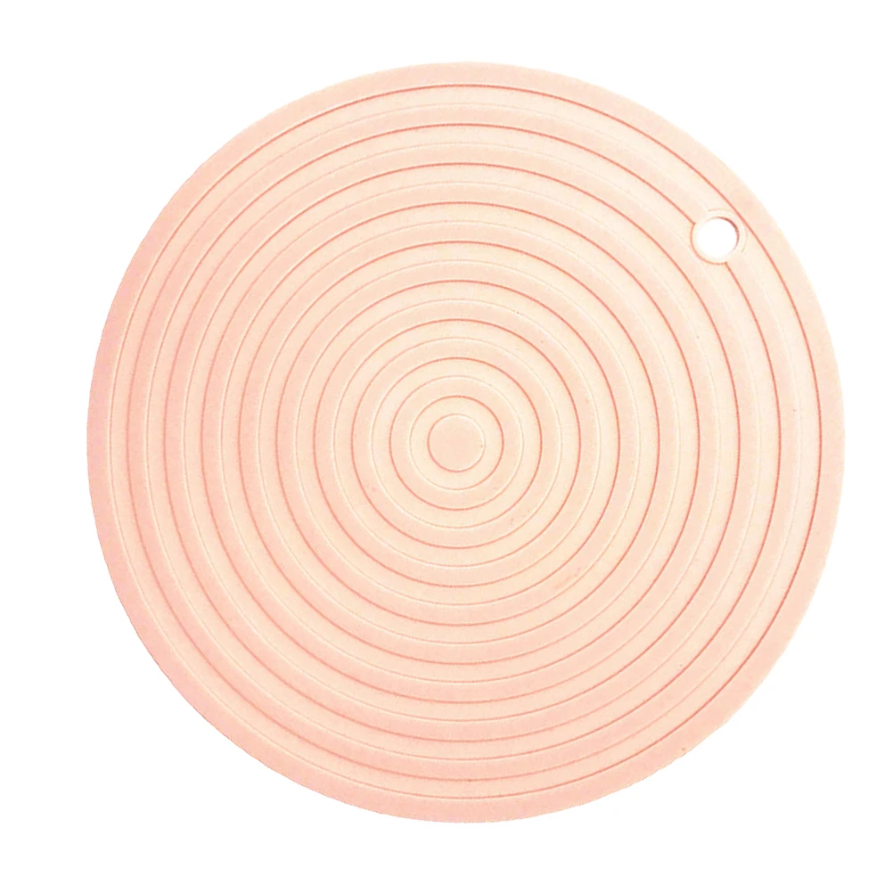 

Non Insulation Pads Round Dining Table Desk Placemat Food Grade Mats Silicone Coaster Heat Protection Kitchen Tool Durability