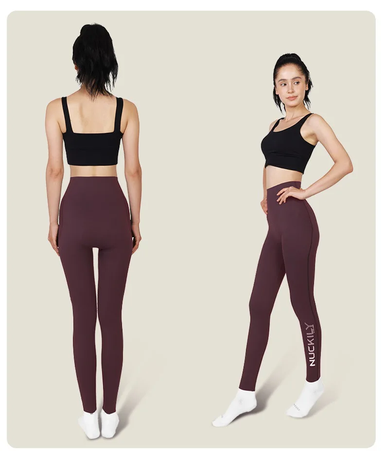 NUCKILY Nahtlose Radhose für Damen, gepolsterte Fahrrad-Leggings, hohe Taille, schnell trocknend, atmungsaktiv, Stretch, 3D-Pad, Rennrad-MTB-Fahrrad-Leggings – Detail 38