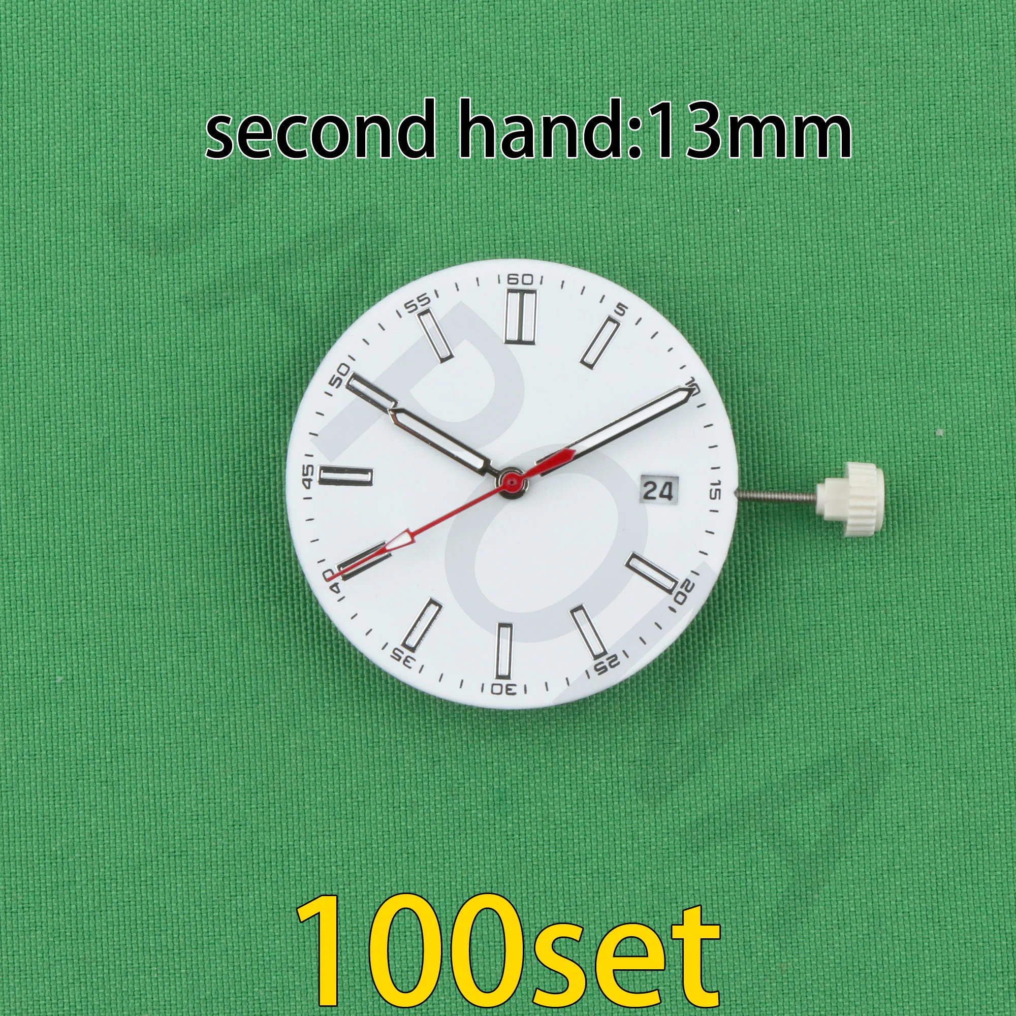 100pcs watch hands silvery Watch hand Watch pointer 2035 watch hand, applicable PC21 hand sl68 hand gl68 hand sl39 hand