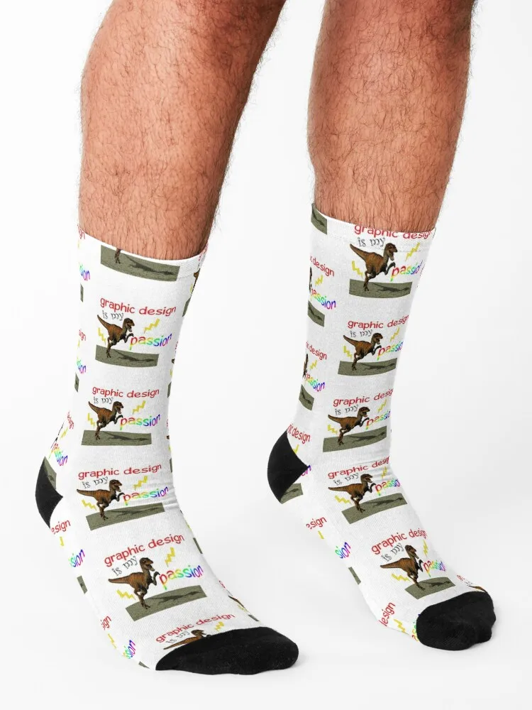 Graphic design is my passion Socks essential Running cycling fashionable Boy Child Socks Women's