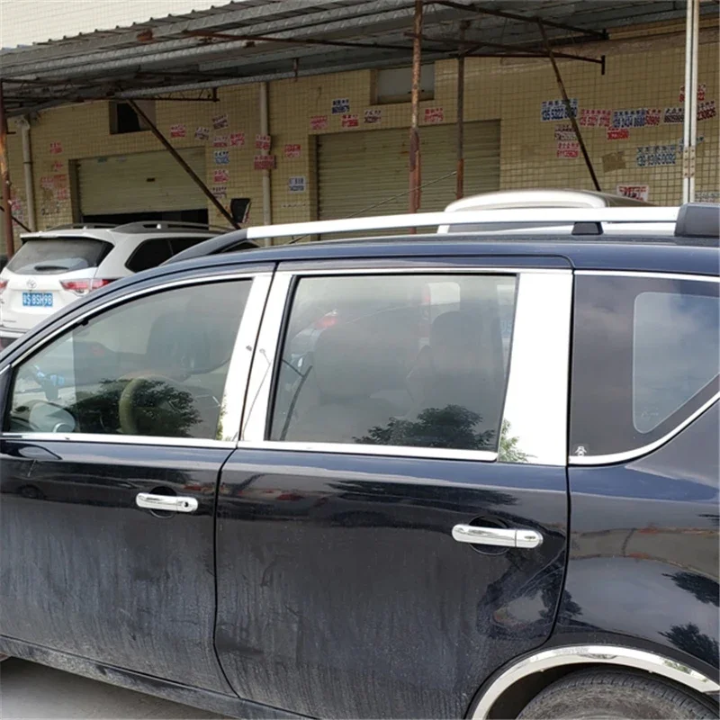 

WELKINRY For Nissan Livina L10 1st Generation 2006–2019 Car Body Window Frame Central Middle B C Column Pillar Post Cover Trim