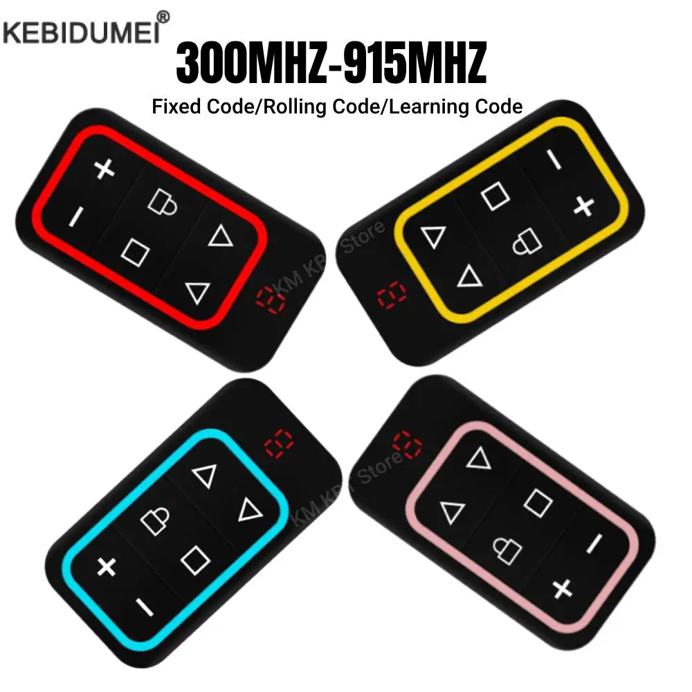 300MHz-915MHz Multi Frequency Remote Control 433Mhz Fixed Co