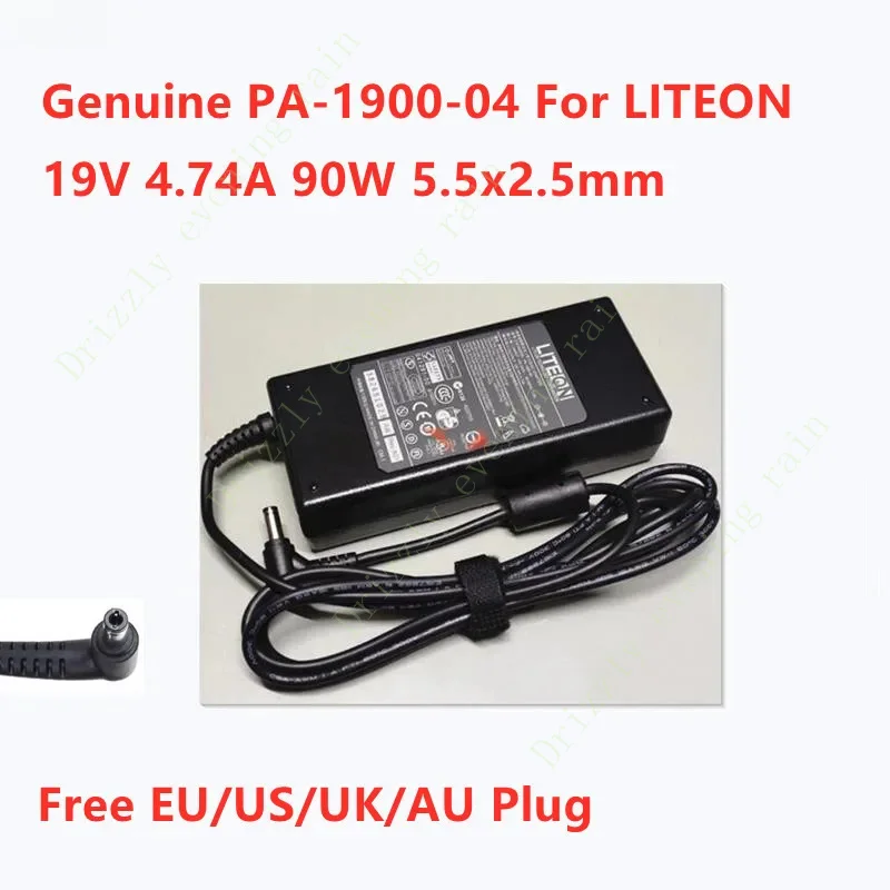 Genuine for LiteOn PA-1900-04 19v 4.74a 90W 5.5x2.5mm AC adapter for laptop power supply charger