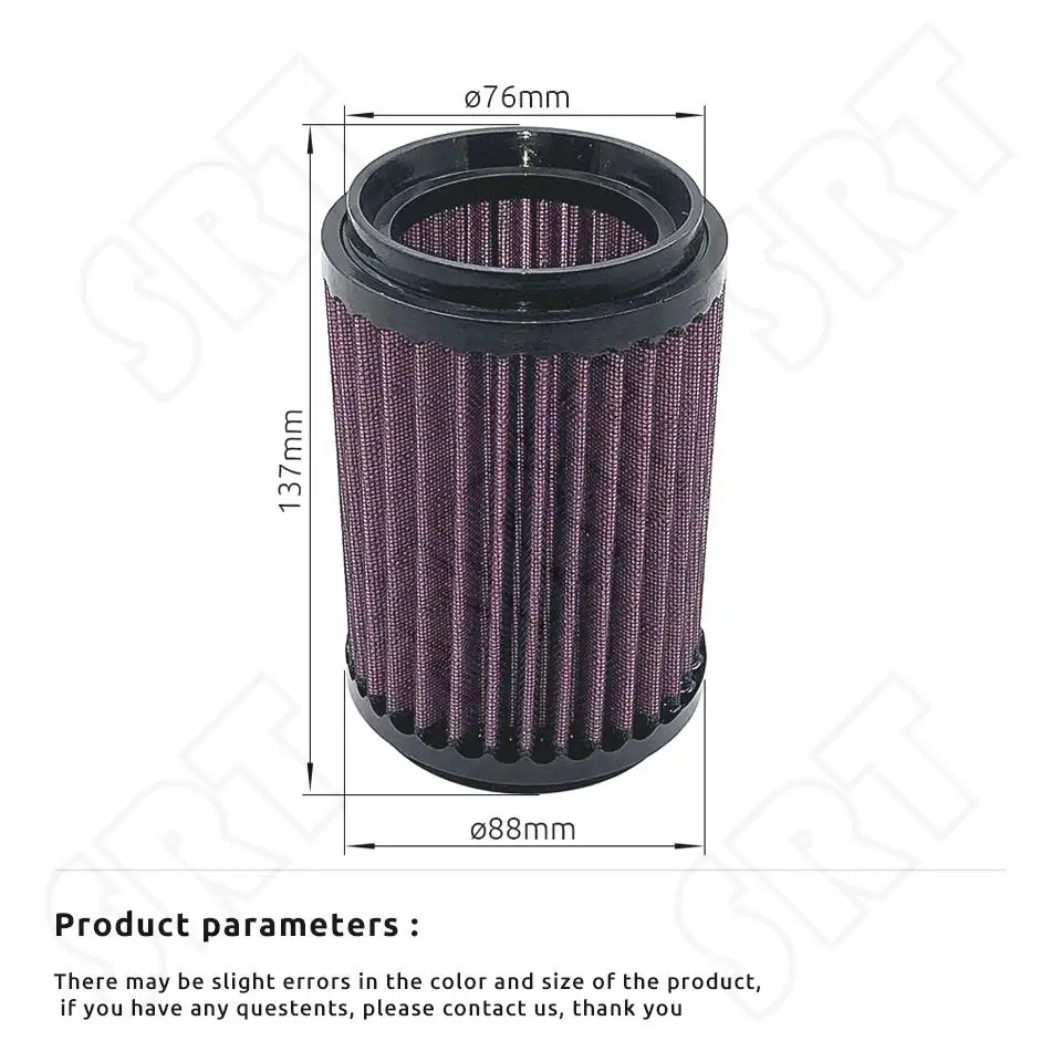For Ducati Scrambler 400 800 Cafe Racer Icon Desert Sled Motorcycle Air Filter Cleaner Engine Intake Filter Replacement Parts