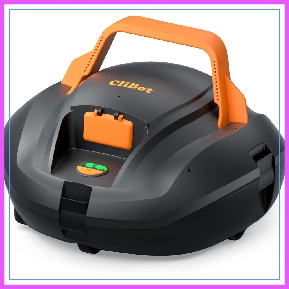 Cordless Pool Vacuum Robot, 120 Min Runtime, Dual-Motor, Auto Park, for Above Ground & Flat In-Ground Pools up to 850 Sq.Ft