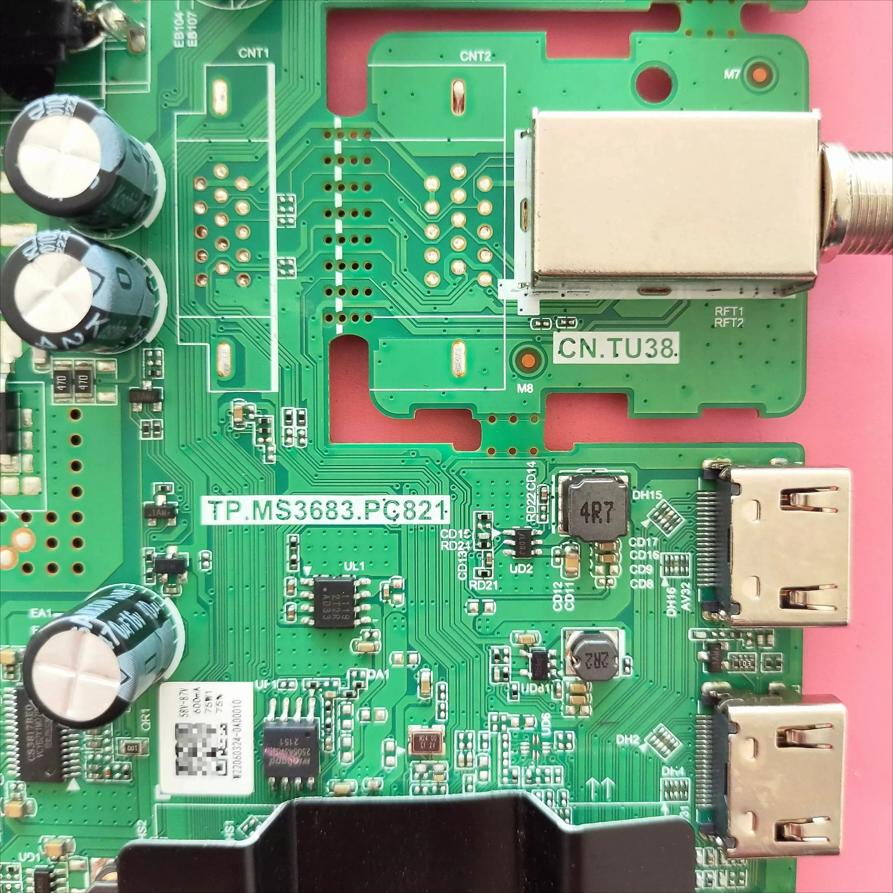 DS-D5050OUE-A LCD PT500GT02-1 TV board TP. MS3683.PC821 main board