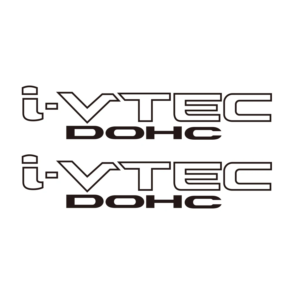 I-VTEC DOHC Emblem Logo Vinyl Decals ,Car Side Door Decor Vinyl Waterproof Racing Stickers For Honda CIVIC view 6