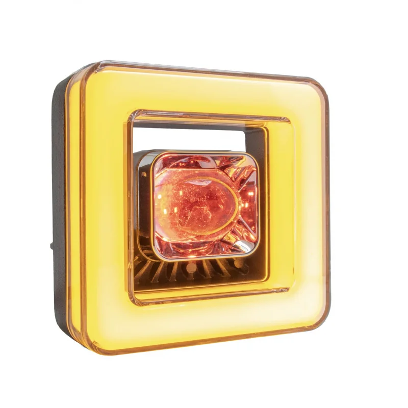 

SAAR Devil Eye Square 4.5inch Motorcycle LED White Light 30W DRL Off-Road Headlight