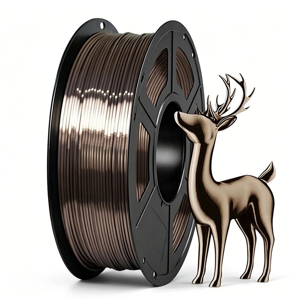 

250G 3D Printer Filament pla rose gold 1.75mm Filaments Silky rose gold 3D Pen Printing Materials Shiny Metallic Like Feel 1Kg