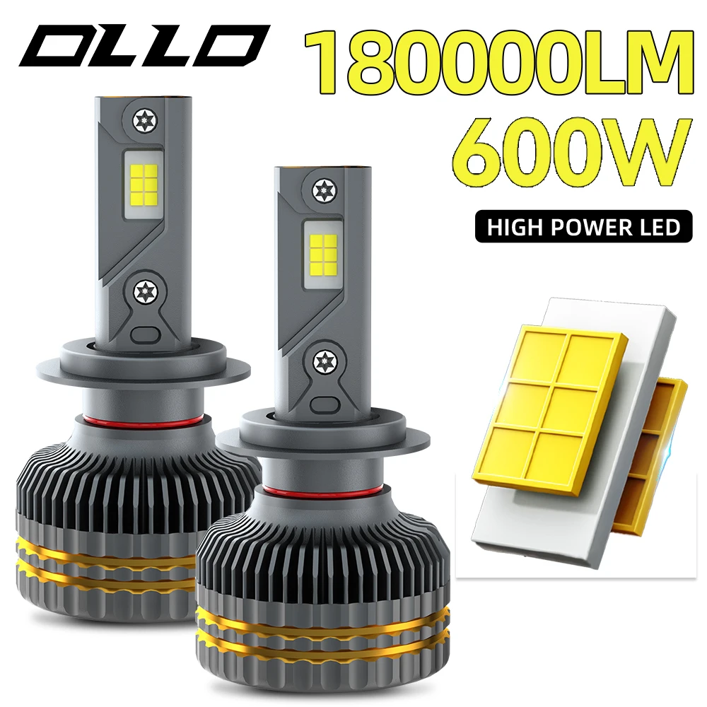 

H7 H4 9005 LED Headlight Bulbs 1200W High Power H8 9012 H13 HB3 HB4 9006 H11 LED Alta Potencia 6000K 850000LM 12V Fog Auto Lamp