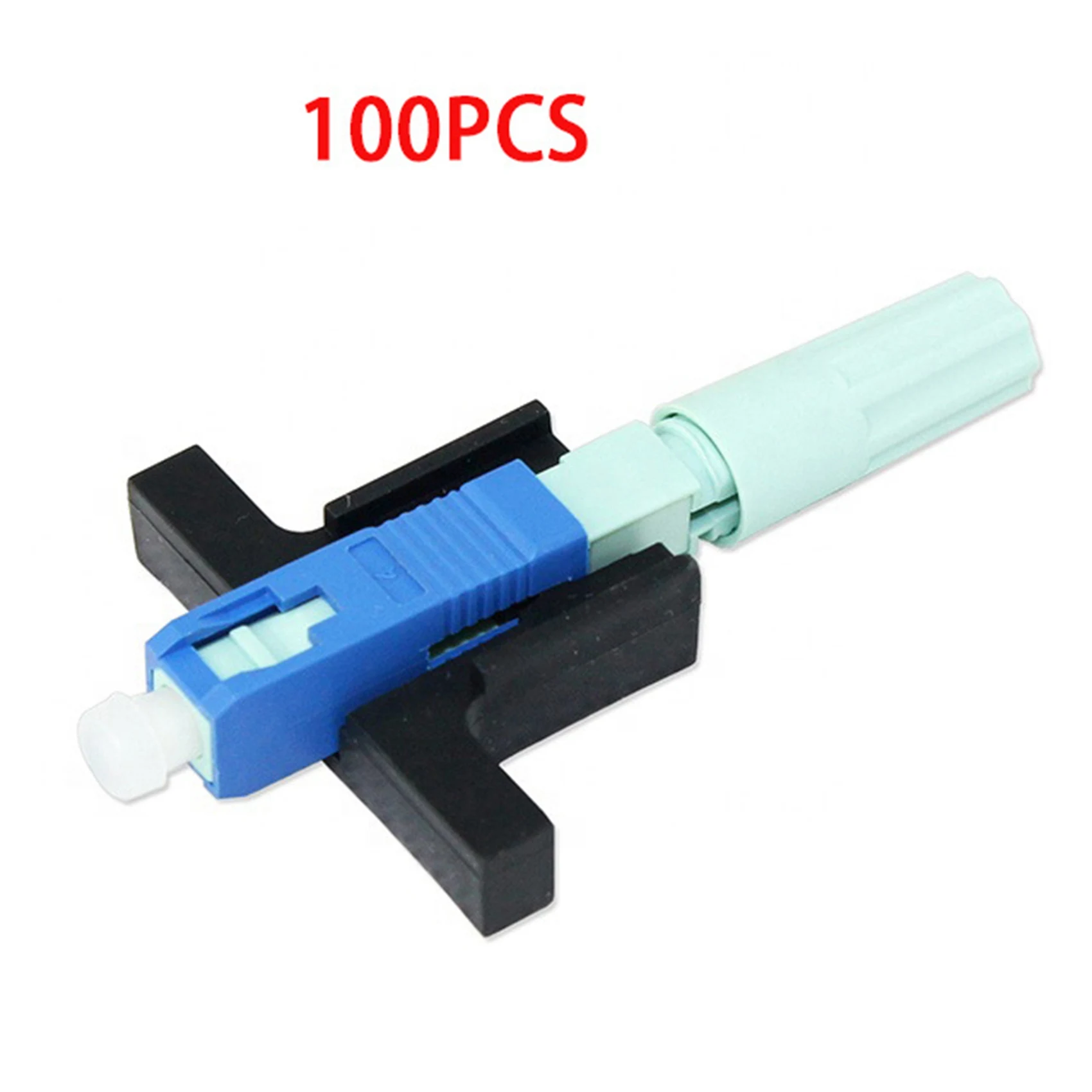 

100 PCS SC UPC Fast Connector 58MM Fiber Optic Connnector FTTH Tool Cold Connector Single-Mode Connector