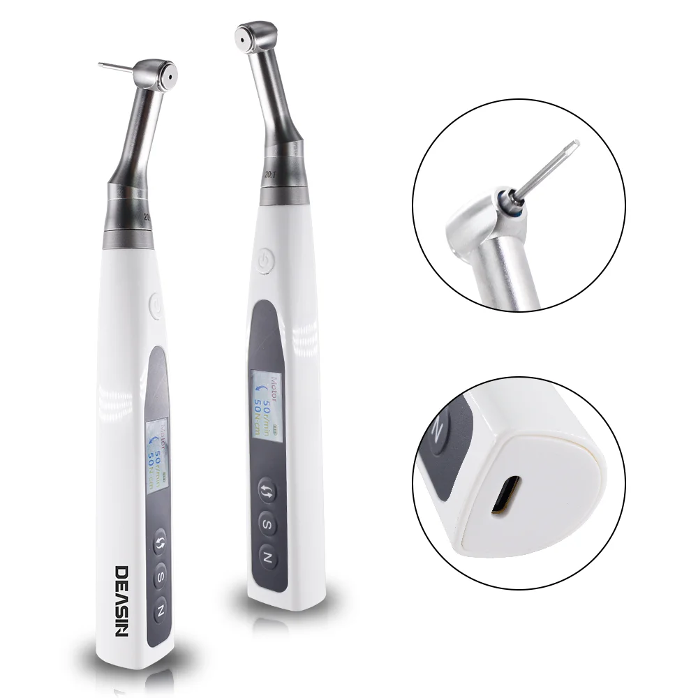 

Portable Electric Dental Implant Torque Electric Wrench Torque Driver Dentistry Universal Implant Repair Tools with 16Pcs Screws