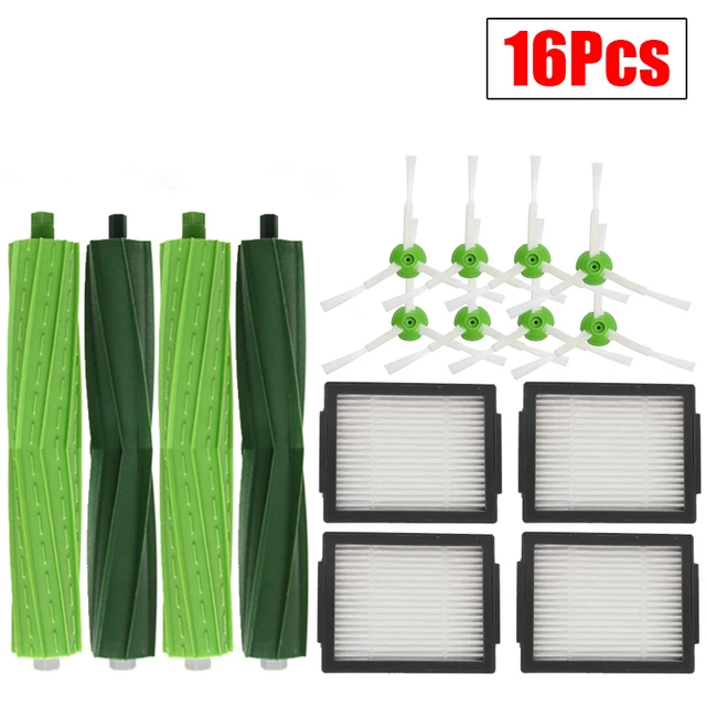 Сменные детали для робота-пылесоса iRobot Roomba I7 и E Series I7 + I3 + I4 + I6 + I8 + Plus E5 E6 E7, основная боковая щетка, фильтр НЕРА