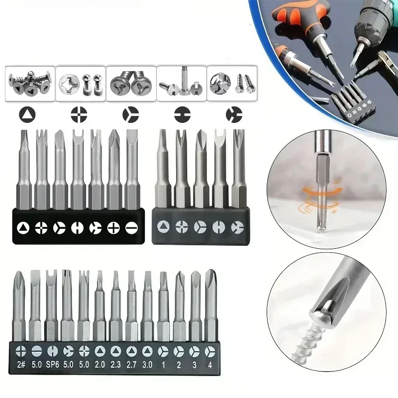 5-13Pcs Special Shaped Screwdriver Set U-shaped Y-Type Triangle Inner Cross Three Points Screwdriver Bit Tool Garden Tools