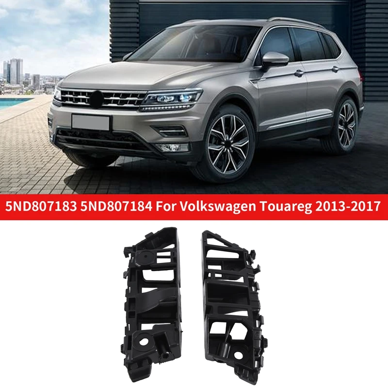 Pemegang braket dudukan Bumper depan otomotif untuk Volkswagen Touareg 2013-2017 5ND807183 5ND807184