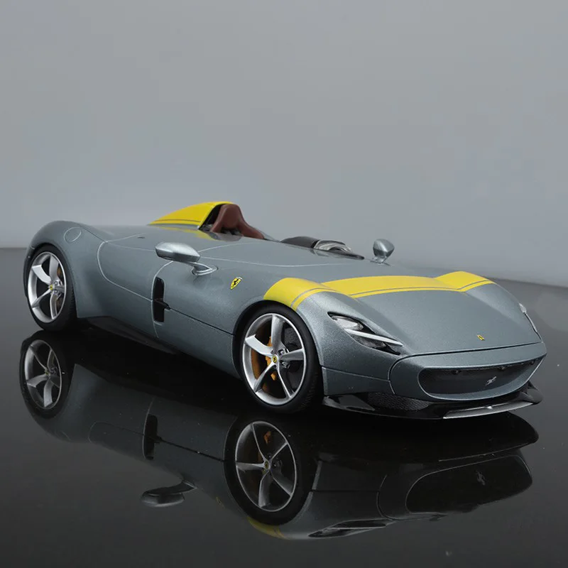 1/18 Scale Monza Sp1 Sports Car Simulation Alloy Car Model Static Display Collectible Toy Gift Souvenir Decoration