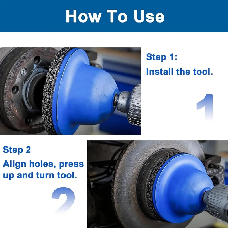 

Шлифовальная машина для ступицы колеса 1/2 дюйма, шлифовальная машина с шаровой головкой и 2-компонентным шлифовальным кругом для удаления ржавчины ступиц колеса