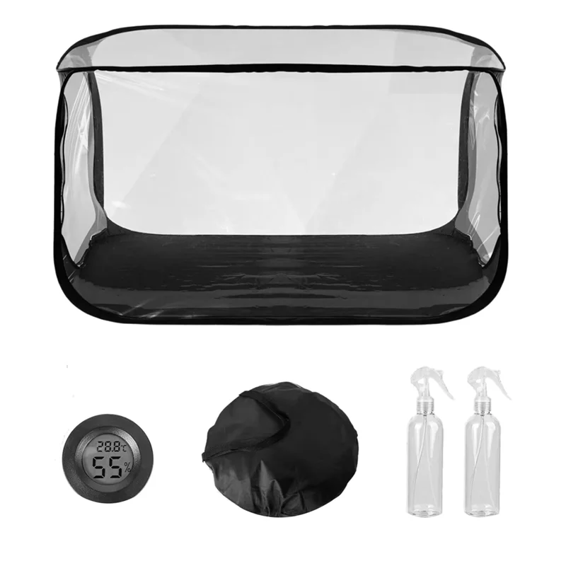 SEWS-Large Still Air Box Mushroom Grow Tent - 38X20x25 Inch Large Clean Air Workstation, Flow Hood For Mushroom Grow Bags