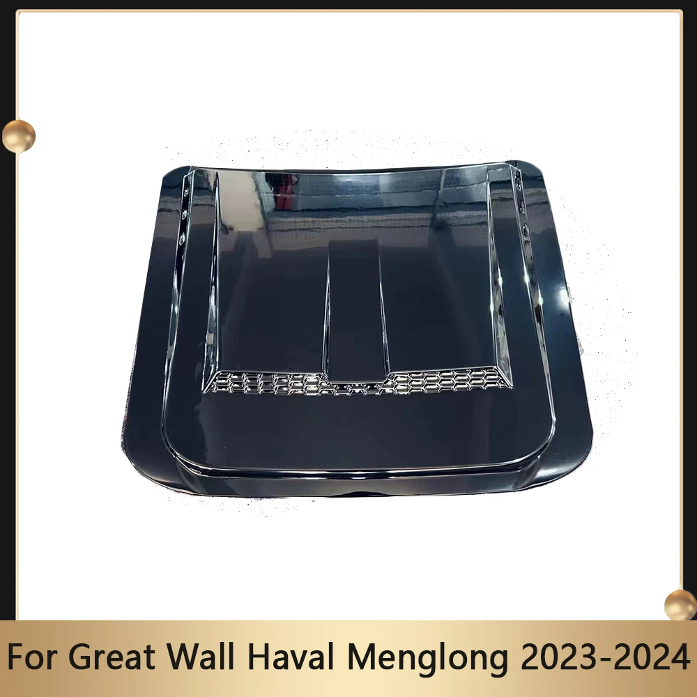 Car Guard Caps For Great Wall Haval Menglong 2023 2024 Front Splitter Bumper Engine Hood Vent Panel ABS Machine Cover