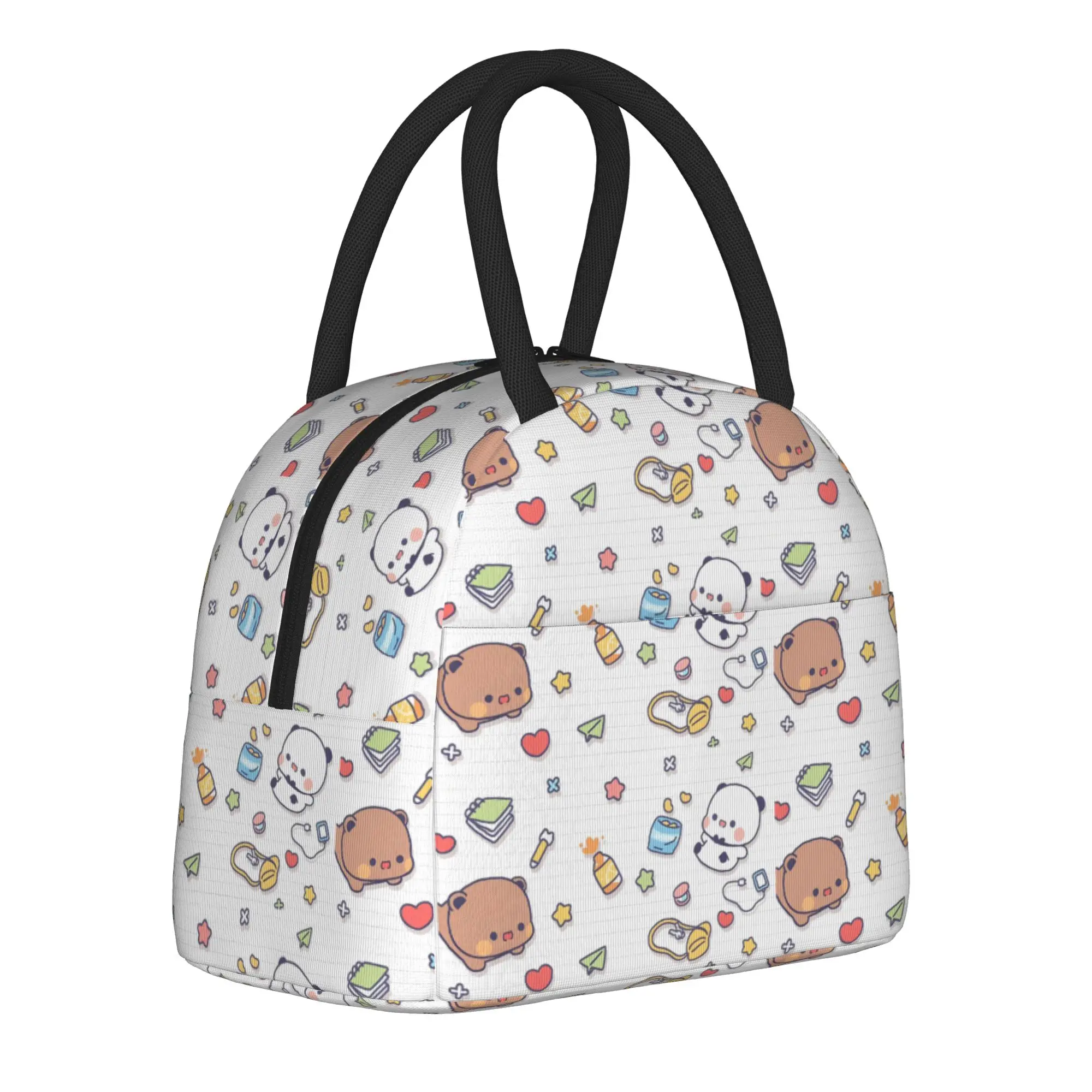 

Bubu Dudu Insulated Lunch Bag Cooler Bag Reusable,Lunch Container Kawaii Cartoon Portable Tote Lunch Box School Outdoor