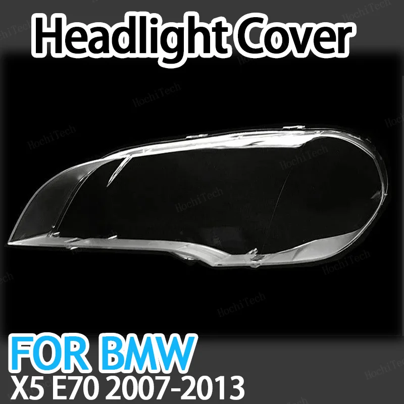 

Headlamp Cover Car Front Head Light Lamp Transparent Lampshade Headlight Shell Cover For BMW X5 E70 2007-2013 Lampcover