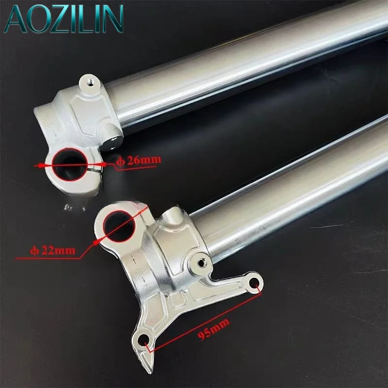AOZILIN Dirt Bike Front Shock Absorber Dual Adjustable Suspension For KTM, Hengjian, KEWS, ZUU KXM Lichi-7 Motocross Mod Parts