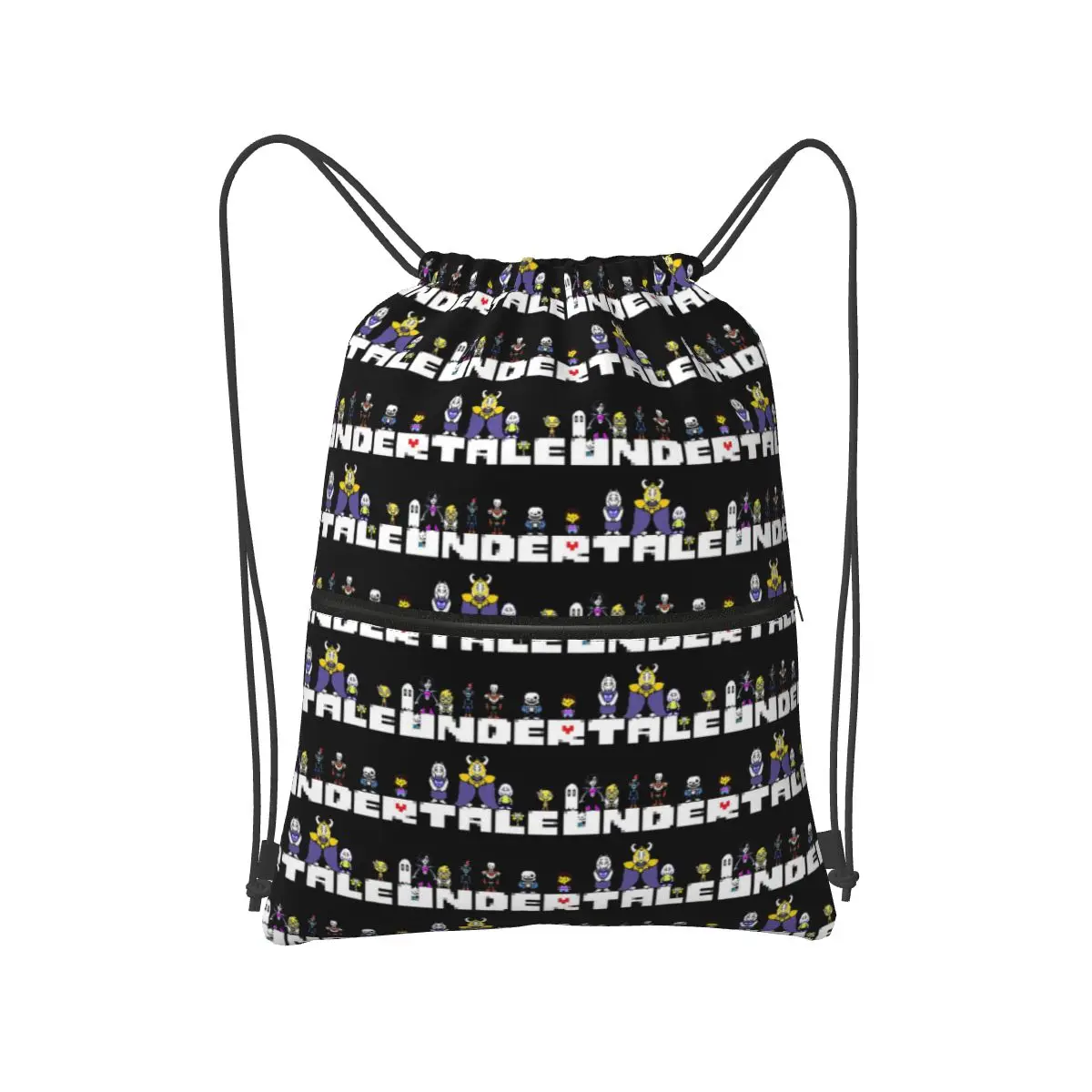 Graphic Video Game Undertale Monster Friend Backpacks Multi-function Drawstring Bundle Pocket Shoes Bag Book Bags for Travel