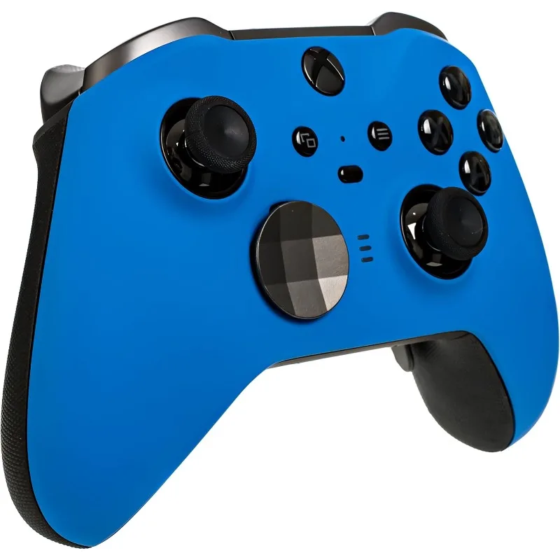 Xbox Elite Series 2 Custom Soft Touch Controller - Soft Touch Feel, Added Grip, Cool Blue Color