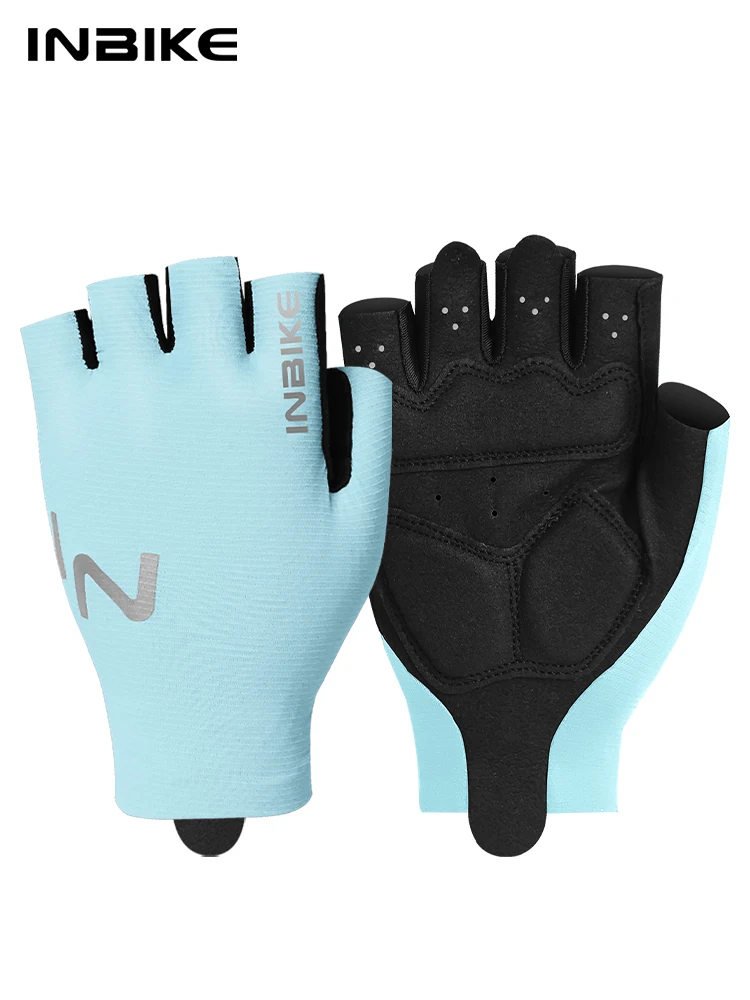 AliExpress INBIKE Cycling Half Finger Gloves for Men And Women Breathable Wrist Protection Padded Bicycle Riding Mitts