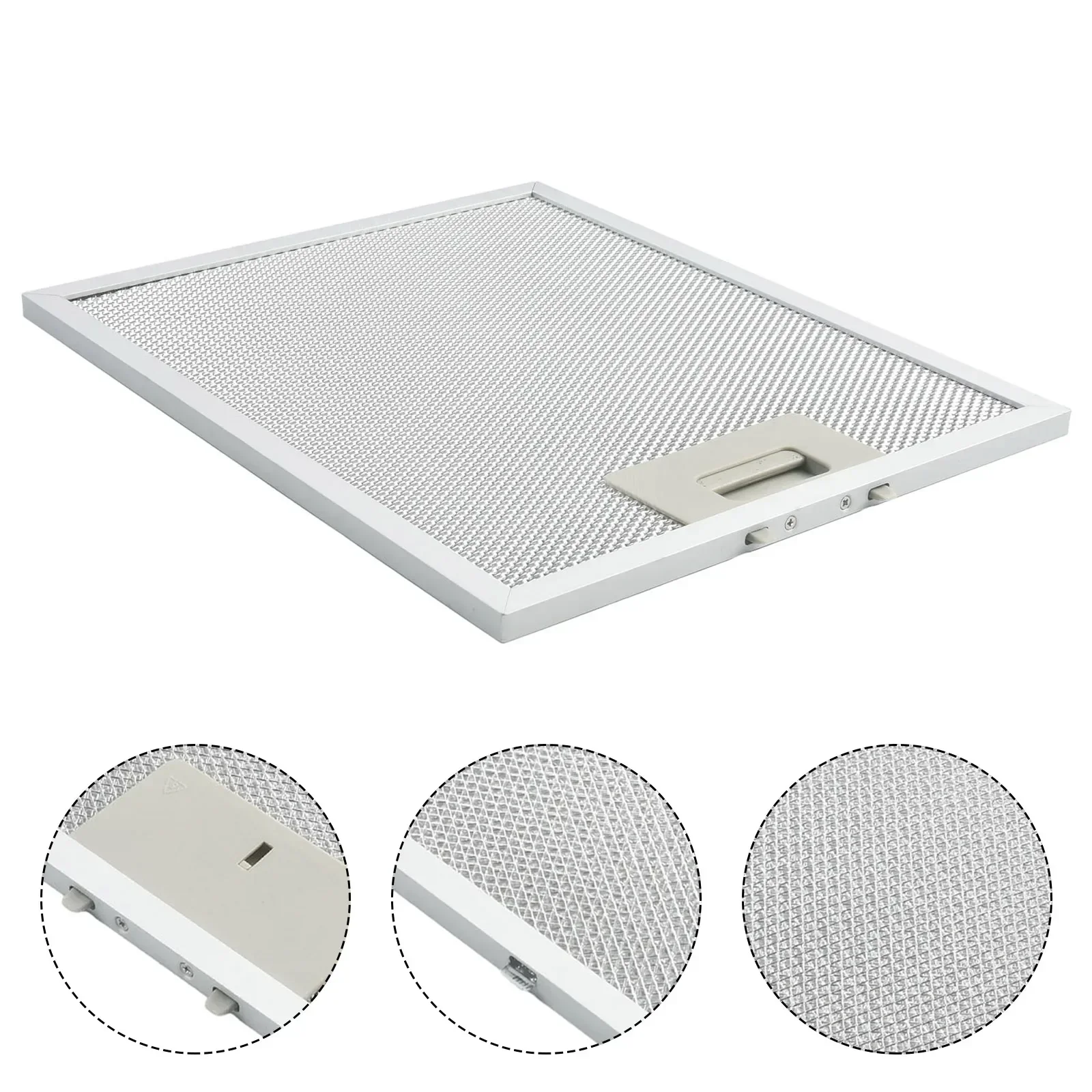 

Cooker Hood Filter Metal Mesh 290x240x9mm Replacement Part for Extractor Vents with Multi Layer Aluminum Grease Filtration