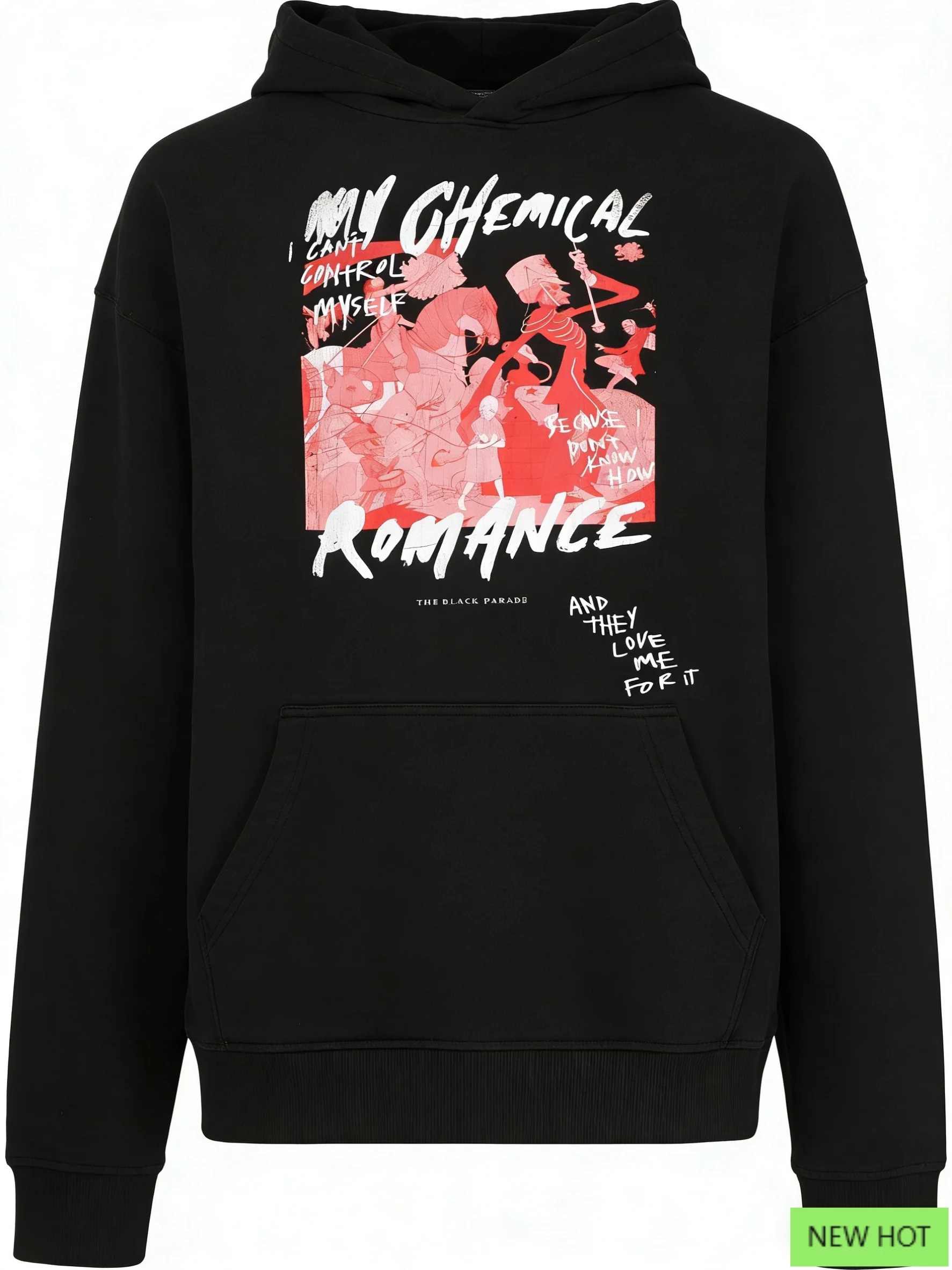 سويت شيرت My Chemical Romance Black Parade، سويت شيرت Emo Rock، مثالي للمعجبين الذين يحبون Dark Narrative & Emo Rock Vibe