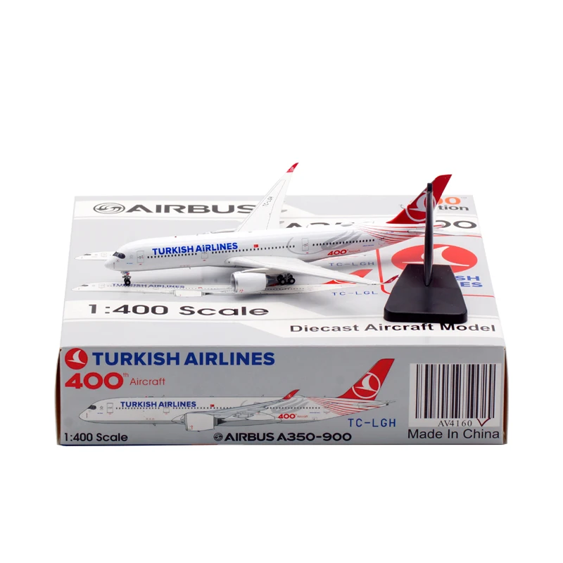 AV4160 Alloy Collectible Plane Gift Aviation 1:400 Turkish Airlines 